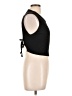 Zara 100% Cotton Black Sleeveless Top Size L - photo 4