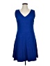Lark & Ro Solid Blue Casual Dress Size 14 - photo 1
