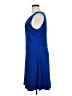 Lark & Ro Solid Blue Casual Dress Size 14 - photo 5