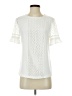 Karl Lagerfeld Paris Ivory Short Sleeve Blouse Size S (estimated) - photo 1