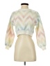 Unbranded Chevron-herringbone Ivory Pullover Sweater Size S (estimated) - photo 1