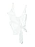 Boohoo Solid White Swimsuit Top Size 10 - photo 1
