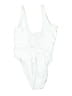 Boohoo Solid White Swimsuit Top Size 10 - photo 2