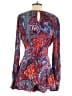 Free People 100% Rayon Print Purple Romper Size 6 - photo 2