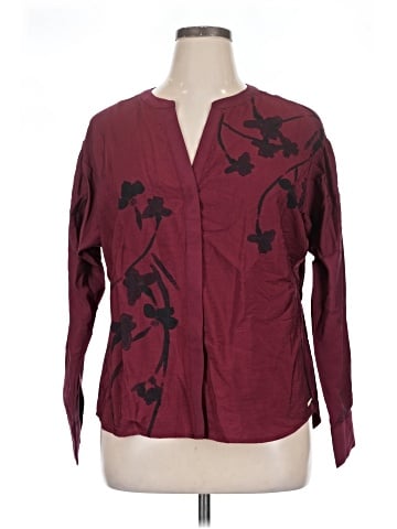 Badgley Mischka Long Sleeve Blouse (view 1)