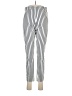 H&M Stripes Ivory Casual Pants Size 8 - photo 1