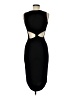 Olivaceous Solid Black Cocktail Dress Size M - photo 2
