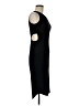 Olivaceous Solid Black Cocktail Dress Size M - photo 4