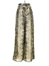 Assorted Brands Animal Print Gold Casual Pants Size M - photo 1