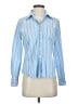 J.Crew Stripes Blue Long Sleeve Button-Down Shirt Size S - photo 1