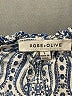 Rose + Olive 100% Rayon Blue Short Sleeve Blouse Size L - photo 7