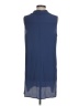 Chico's Solid Blue Casual Dress Size Med (1) - photo 2