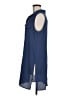 Chico's Solid Blue Casual Dress Size Med (1) - photo 5