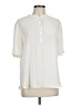 Chico's 100% Polyester Ivory Short Sleeve Blouse Size Lg (2) - photo 1