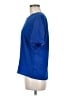 Sara Stephen 100% Polyester Blue Short Sleeve Blouse Size M - photo 5