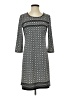 Max Studio Houndstooth Gray Casual Dress Size S - photo 1
