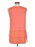 MICHAEL Michael Kors Orange Sleeveless Top Size L - photo 2