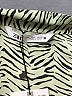 Zara Animal Print Green Long Sleeve Blouse Size L - photo 7