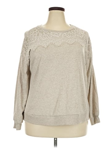 Indigo Rose Pullover Sweater (view 1)