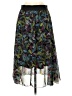 Lularoe 100% Polyester Print Multi Color Black Casual Skirt Size S - photo 2