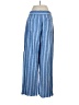 HIGH Stripes Blue Linen Pants Size M - photo 2