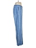 HIGH Stripes Blue Linen Pants Size M - photo 4