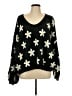 Altar'd State 100% Acrylic Floral Black Pullover Sweater Size L - photo 1