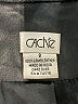 Cache 100% Leather Black Blazer Size 8 - photo 6