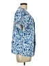 Unbranded 100% Polyester Blue Short Sleeve Blouse Size L - photo 4