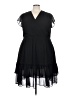 City Chic 100% Polyester Black Cocktail Dress Size 22 Plus (XL) - photo 1