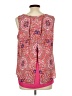Rose + Olive 100% Polyester Pink Sleeveless Blouse Size L - photo 2