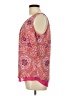 Rose + Olive 100% Polyester Pink Sleeveless Blouse Size L - photo 5