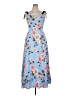 GB Floral Blue Casual Dress Size XL - photo 1