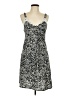 Tahari 100% Polyester Animal Print Silver Casual Dress Size L - photo 1