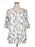 Unbranded White Short Sleeve Blouse Size XL - photo 1