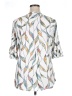 Unbranded White Short Sleeve Blouse Size XL - photo 2