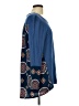 Sun & Moon Blue Long Sleeve Blouse Size L - photo 4