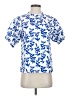 THML 100% Cotton Blue Short Sleeve Blouse Size S - photo 1