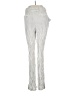 Acler Stripes Silver Casual Pants Size 4 - photo 2