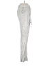 Acler Stripes Silver Casual Pants Size 4 - photo 4