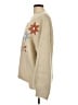 Anewsta Floral Tan Pullover Sweater Size L - photo 5