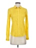 Everlane Tweed Yellow Long Sleeve Button-Down Shirt Size 0 - photo 1