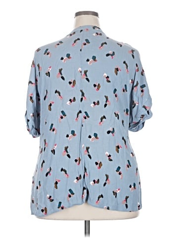 MELLODAY Short Sleeve Blouse (view 2)