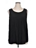 Faded Glory 100% Polyester Black Sleeveless Top Size 1X - photo 1