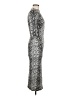 Alice + Olivia Animal Print Silver Cocktail Dress One size - photo 4