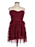 Lulus 100% Polyester Burgundy Cocktail Dress Size L - photo 1