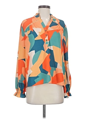 Fate 3/4 Sleeve Blouse (view 1)