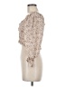 Dress Forum 100% Polyester Ivory 3/4 Sleeve Blouse Size M - photo 5