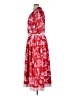 eShakti 100% Polyester Red Casual Dress Size L (estimated) - photo 5