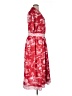 eShakti 100% Polyester Red Casual Dress Size L (estimated) - photo 4